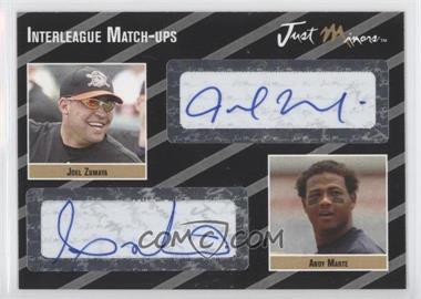 2005 Just Minors - Interleague Match-Ups Autographs - Black #IMU.420 - Joel Zumaya, Andy Marte /2