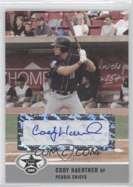 2005 Just Minors - Just Stars - Silver Autographs #20 - Cody Haerther /100