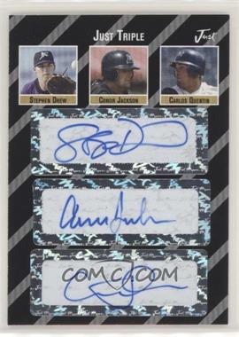 2005 Just Minors - Justifiable Just Triple Autographs #JT.074 - Stephen Drew, Conor Jackson, Carlos Quentin /3