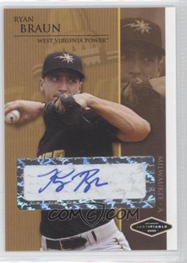 2005 Just Minors - Justifiable Preview - Autographs #JFP-1 - Ryan Braun /200