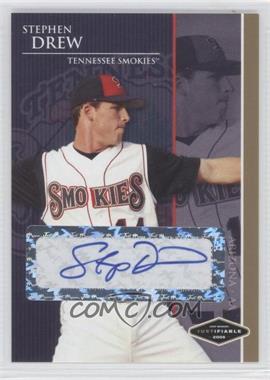 2005 Just Minors - Justifiable Preview - Gold Autographs #JFP-3 - Stephen Drew /50