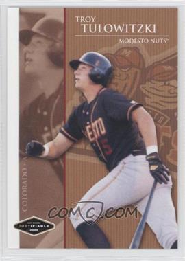 2005 Just Minors - Justifiable Preview #JFP-16 - Troy Tulowitzki