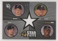 A.J. Burnett, Carl Pavano, Josh Beckett, Dontrelle Willis #/250