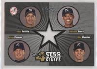 Andy Pettitte, Mariano Rivera, Roger Clemens, Mike Mussina [EX to NM]…