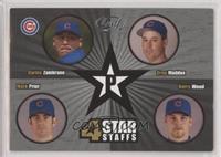 Carlos Zambrano, Greg Maddux, Mark Prior, Kerry Wood [EX to NM]