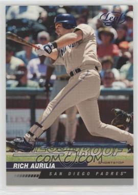 2005 Leaf - [Base] - Blue Press Proof #178 - Rich Aurilia /75