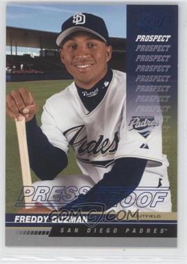 2005 Leaf - [Base] - Blue Press Proof #218 - Freddy Guzman /75