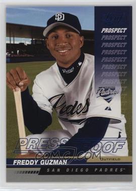 2005 Leaf - [Base] - Blue Press Proof #218 - Freddy Guzman /75