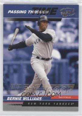 2005 Leaf - [Base] - Gold Press Proof #PTT-251 - Passing Through Time - Bernie Williams /25
