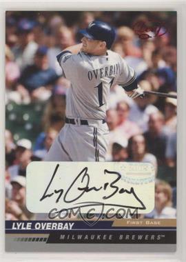 2005 Leaf - [Base] - Red Autographs #111 - Lyle Overbay /50