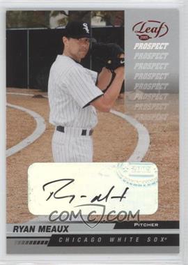 2005 Leaf - [Base] - Red Autographs #243 - Ryan Meaux /93