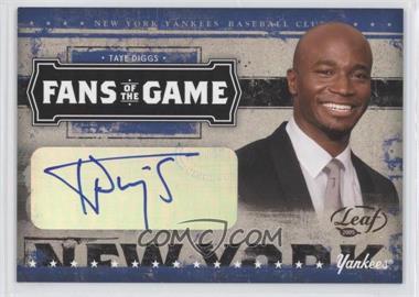 2005 Leaf - Fans of the Game - Autographs #FG-3 - Taye Diggs