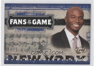 2005 Leaf - Fans of the Game #FG-3 - Taye Diggs