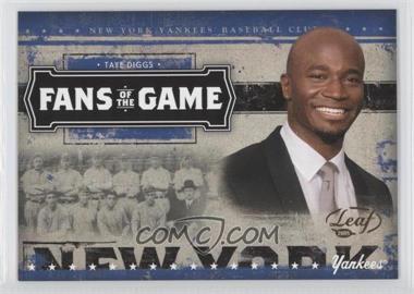 2005 Leaf - Fans of the Game #FG-3 - Taye Diggs