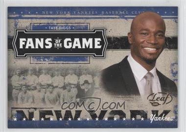 2005 Leaf - Fans of the Game #FG-3 - Taye Diggs