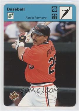 2005 Leaf - Sportscasters - Blue Jumping Glove #36 - Rafael Palmeiro /25