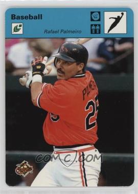 2005 Leaf - Sportscasters - Blue Jumping Glove #36 - Rafael Palmeiro /25