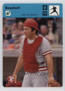2005 Leaf - Sportscasters - Blue Pitching Ball #24 - Johnny Bench /35