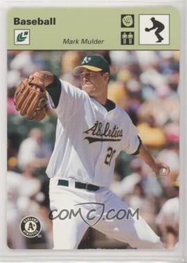 2005 Leaf - Sportscasters - Green Fielding Glove #27 - Mark Mulder /40