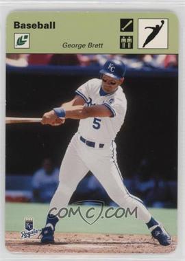 2005 Leaf - Sportscasters - Green Jumping Bat #16 - George Brett /15