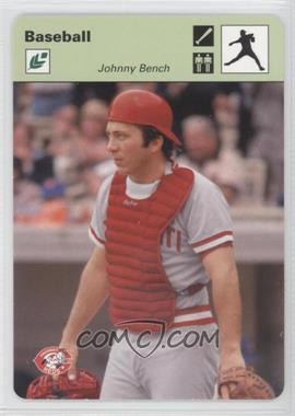 2005 Leaf - Sportscasters - Green Pitching Bat #24 - Johnny Bench /20