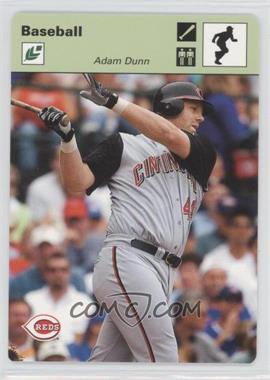2005 Leaf - Sportscasters - Green Running Bat #1 - Adam Dunn /25