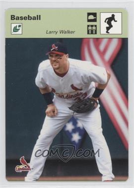 2005 Leaf - Sportscasters - Green Running Cap #26 - Larry Walker /15