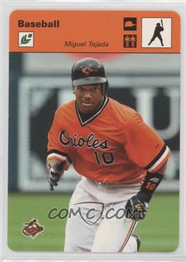 2005 Leaf - Sportscasters - Orange Batting Cap #29 - Miguel Tejada /30