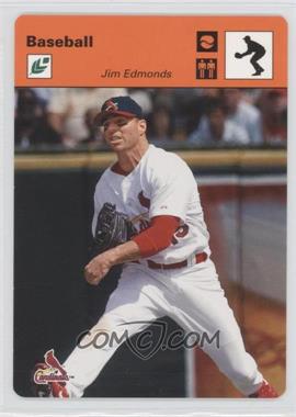 2005 Leaf - Sportscasters - Orange Fielding Ball #21 - Jim Edmonds /40