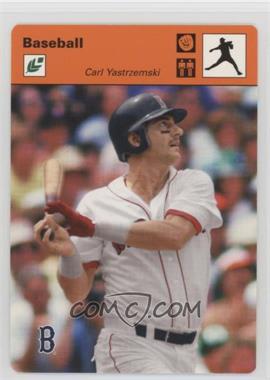 2005 Leaf - Sportscasters - Orange Pitching Glove #8 - Carl Yastrzemski /25
