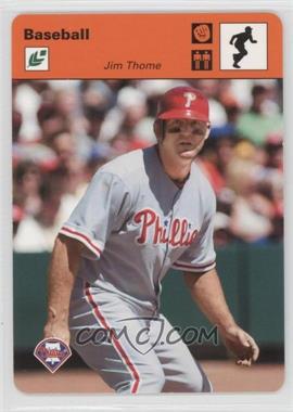 2005 Leaf - Sportscasters - Orange Running Glove #23 - Jim Thome /30