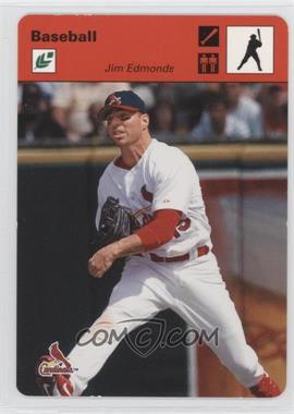 2005 Leaf - Sportscasters - Red Batting Bat #21 - Jim Edmonds /55