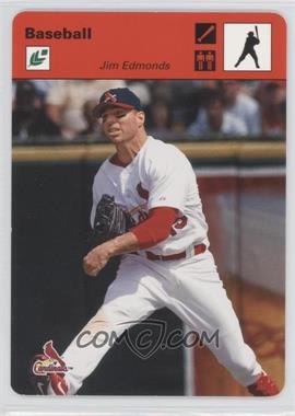 2005 Leaf - Sportscasters - Red Batting Bat #21 - Jim Edmonds /55