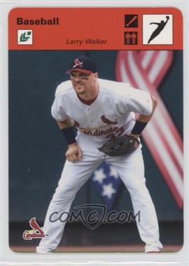 2005 Leaf - Sportscasters - Red Jumping Bat #26 - Larry Walker /30