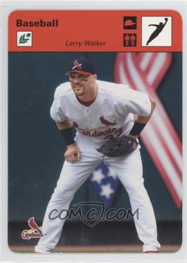 2005 Leaf - Sportscasters - Red Jumping Cap #26 - Larry Walker /25