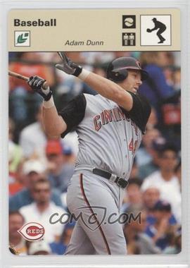 2005 Leaf - Sportscasters - Tan Fielding Ball #1 - Adam Dunn /30