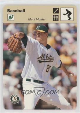 2005 Leaf - Sportscasters - Tan Fielding Bat #27 - Mark Mulder /20