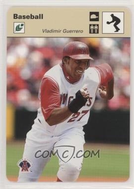 2005 Leaf - Sportscasters - Tan Fielding Cap #48 - Vladimir Guerrero /15
