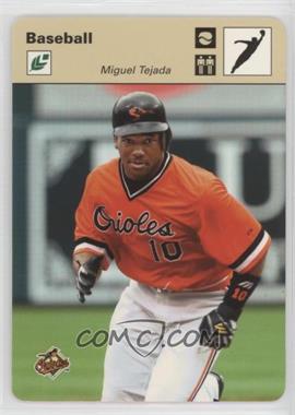2005 Leaf - Sportscasters - Tan Jumping Ball #29 - Miguel Tejada /20