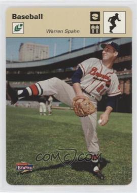 2005 Leaf - Sportscasters - Tan Running Ball #49 - Warren Spahn /25