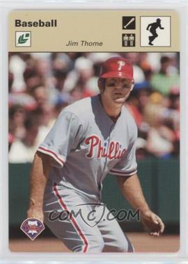 2005 Leaf - Sportscasters - Tan Running Bat #23 - Jim Thome /15