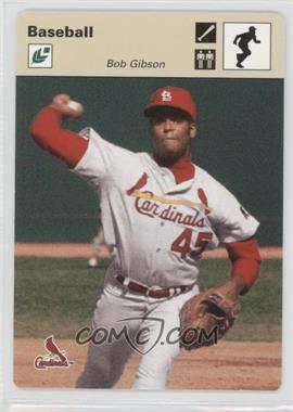 2005 Leaf - Sportscasters - Tan Running Bat #6 - Bob Gibson /15