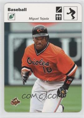 2005 Leaf - Sportscasters - White Fielding Bat #29 - Miguel Tejada /40