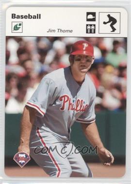 2005 Leaf - Sportscasters - White Fielding Cap #23 - Jim Thome /30