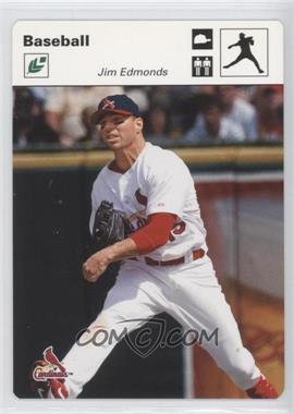 2005 Leaf - Sportscasters - White Pitching Cap #21 - Jim Edmonds /20