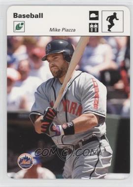 2005 Leaf - Sportscasters - White Running Cap #31 - Mike Piazza /25