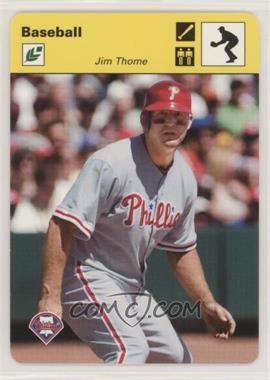 2005 Leaf - Sportscasters - Yellow Fielding Bat #23 - Jim Thome /30