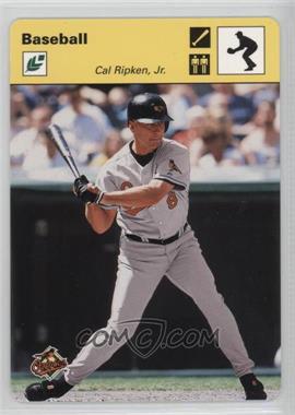 2005 Leaf - Sportscasters - Yellow Fielding Bat #7 - Cal Ripken Jr. /30