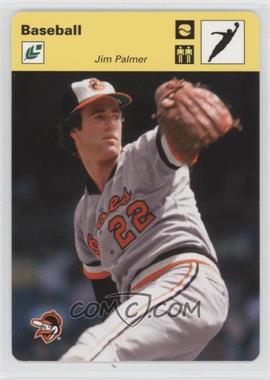 2005 Leaf - Sportscasters - Yellow Jumping Ball #22 - Jim Palmer /30