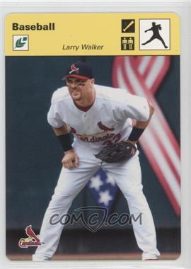 2005 Leaf - Sportscasters - Yellow Pitching Bat #26 - Larry Walker /25